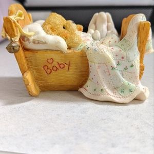 1992 Enesco Cherished Teddies Baby "Cradled with Love" Figurine